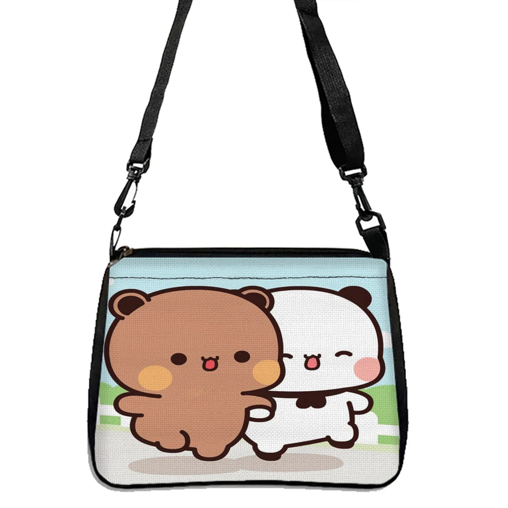 Women Shoulder Bag Bubu Dudu Print Large Capacity Shopping Bags for Lady Cartoon Grocery Tote Bag Handbags 10.11