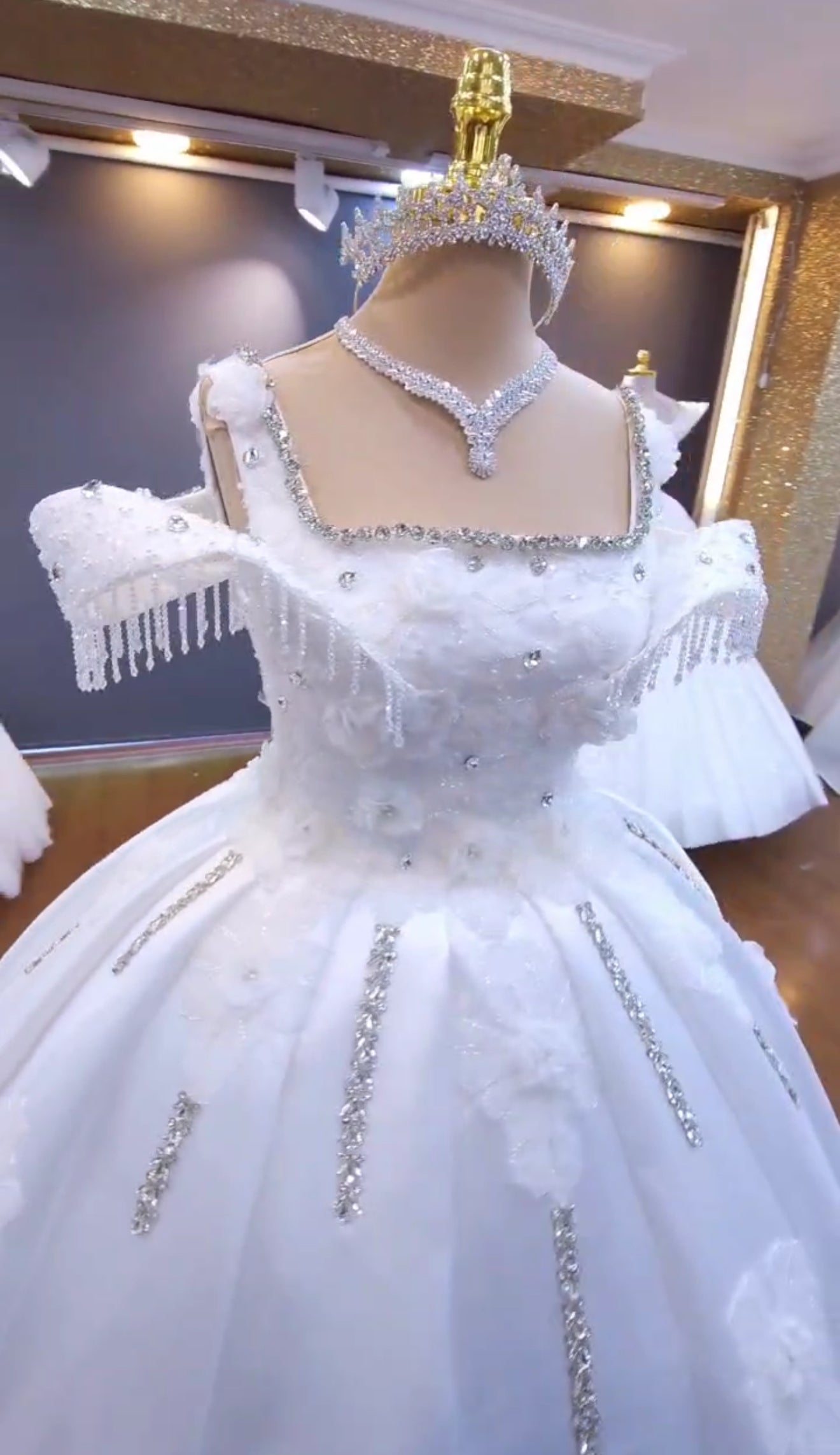 Turkey Regal Blossom Ball Gown – Embroidered Elegance