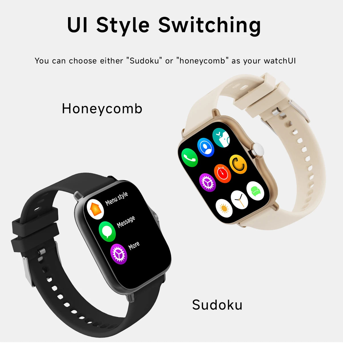 2025 Smart Watch  24H Health Monitor for Women Men Smartwatch Music Control Wireless Call Message Reminder Sport Mode