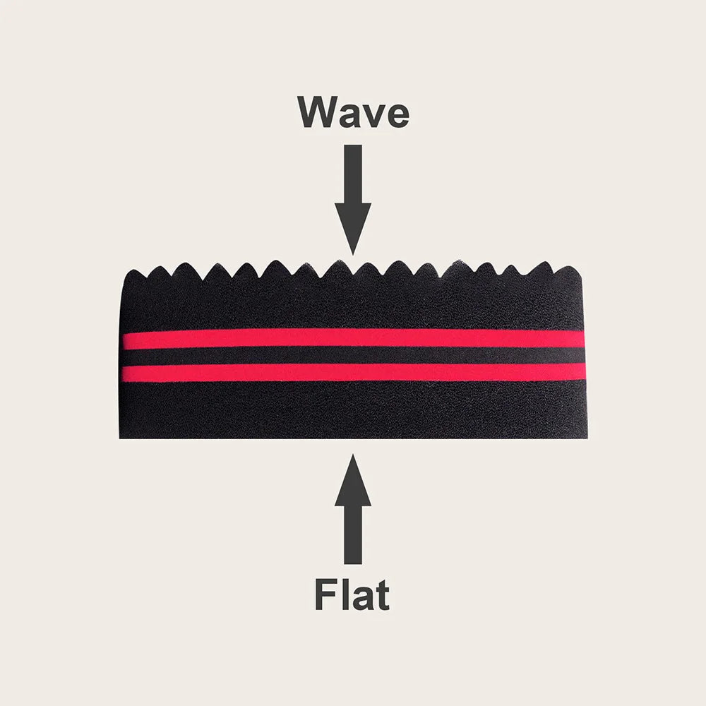 Oval Double-Sided Magic Twisted Hairbrush Sponge Brush For Natural Afro Coil Wave Dread Sponge Brushes Hair Braids Braiding Hair