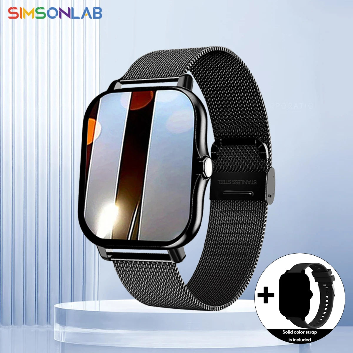 2025 Smart Watch  24H Health Monitor for Women Men Smartwatch Music Control Wireless Call Message Reminder Sport Mode