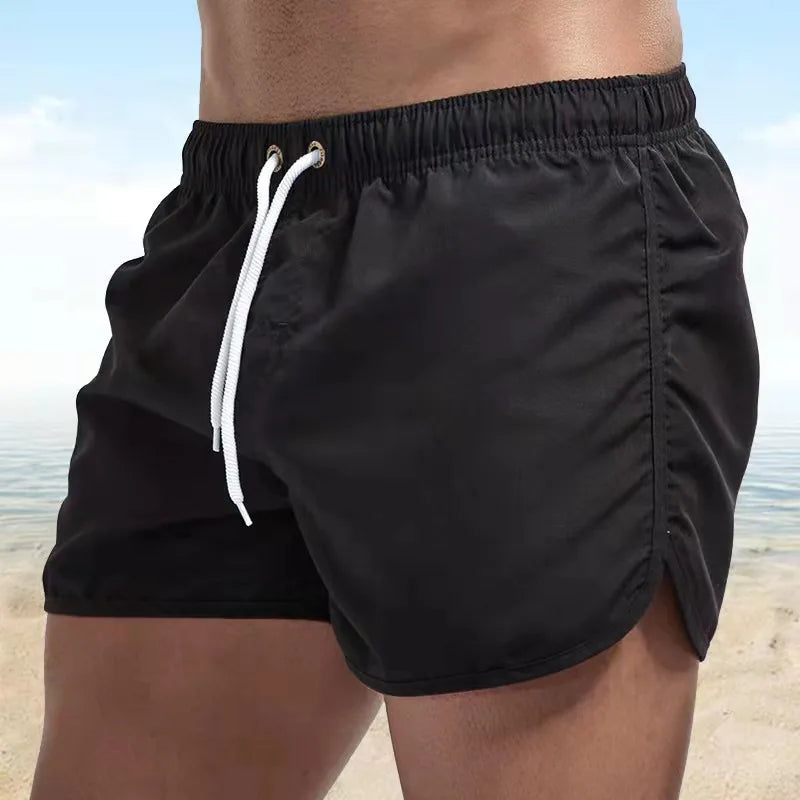Men's Swim Shorts Summer Colorful Swimwear Man Swimsuit Swimming Trunks Sexy Beach Shorts Surf Board Male Clothing Pants Running