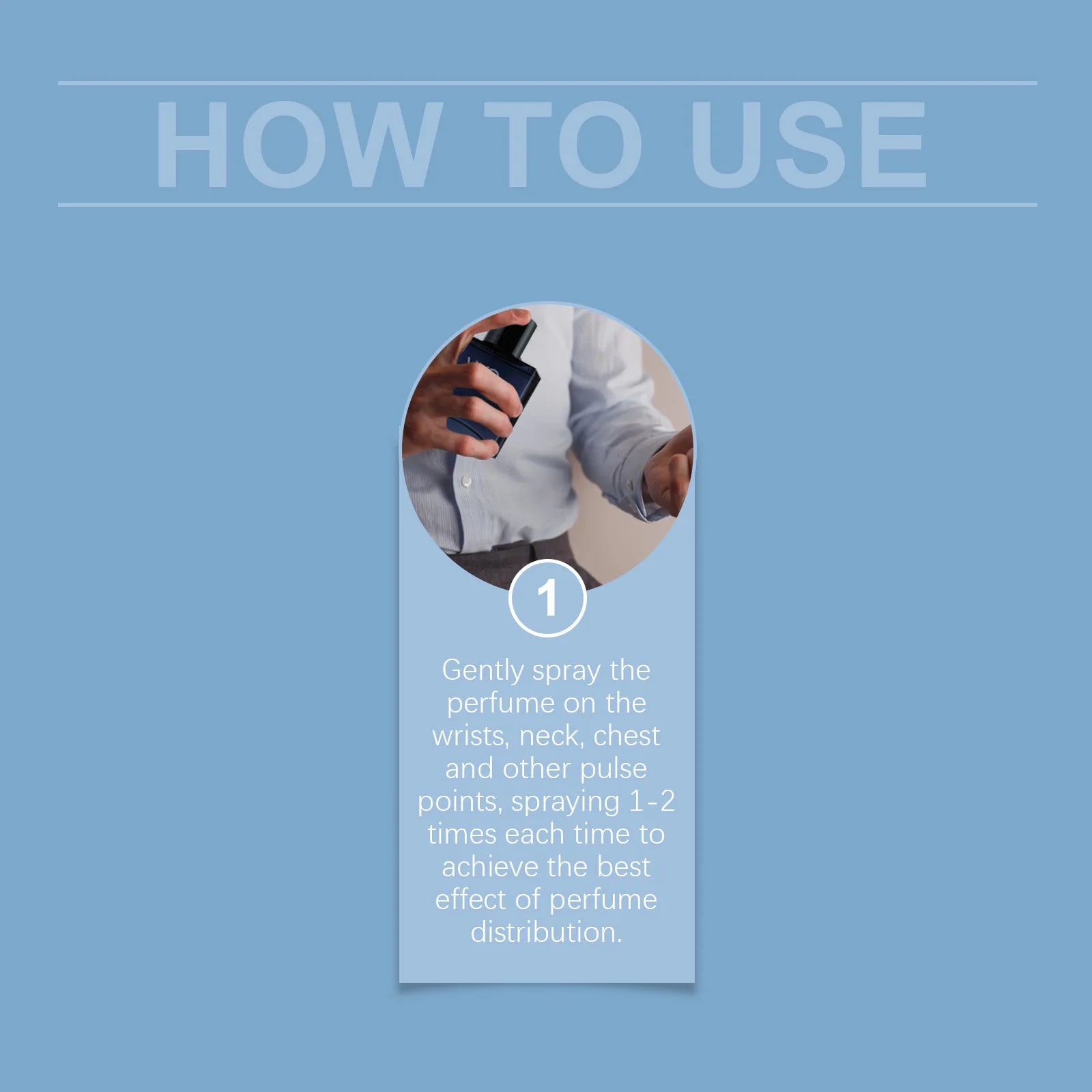 Roxelis 50ml Charmig Cologne Perfume Spray Men's Blue Domain Fragrance Lasting Scent Pheromone Flirting Romantic Dating Perfume