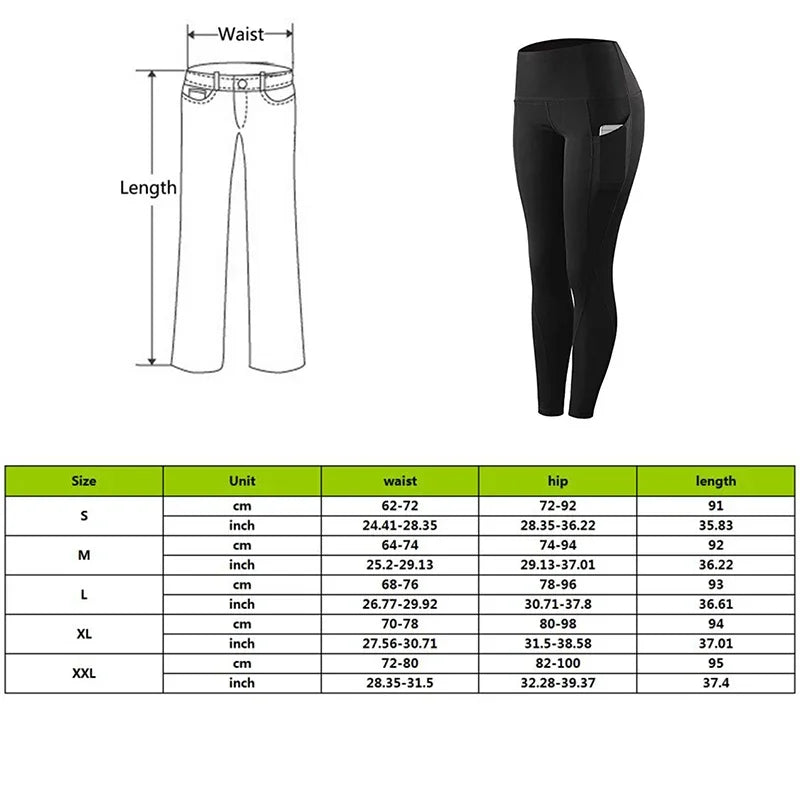 Women Yoga Leggings Sexy Solid High Waist Pocket Elastic  Tummy Control Ruched Booty Pants Casual Gym Compression Tights Pants