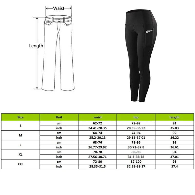 Women Yoga Leggings Sexy Solid High Waist Pocket Elastic  Tummy Control Ruched Booty Pants Casual Gym Compression Tights Pants