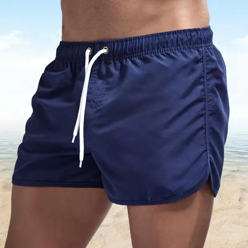 Men's Swim Shorts Summer Colorful Swimwear Man Swimsuit Swimming Trunks Sexy Beach Shorts Surf Board Male Clothing Pants Running
