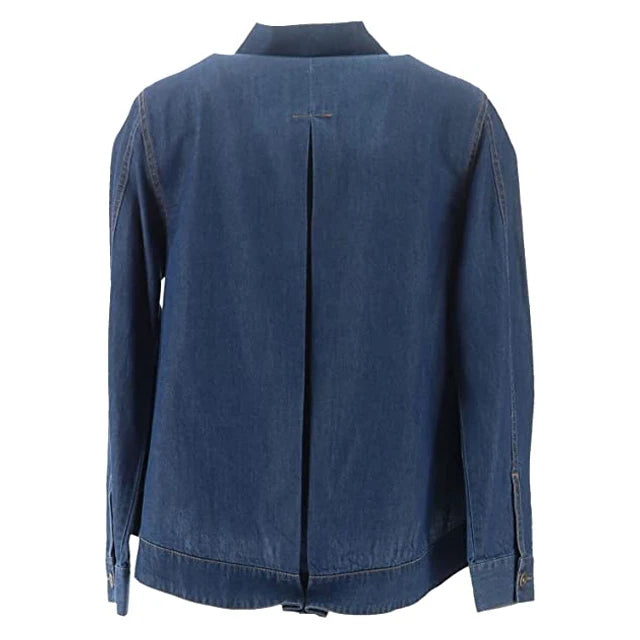 Latest Design High Quality Women's Denim Jacket Polyester/Cotton Soft Casual Gothic Streetwear Button Autumn Washed Hot Selling