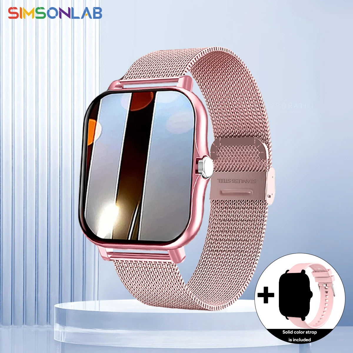 2025 Smart Watch  24H Health Monitor for Women Men Smartwatch Music Control Wireless Call Message Reminder Sport Mode