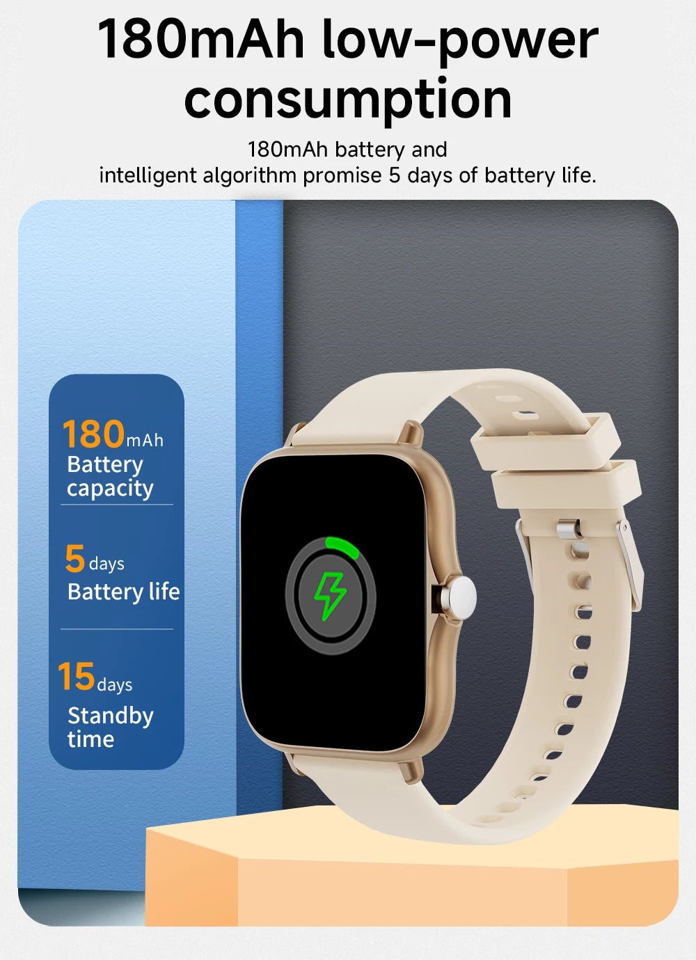 2025 Smart Watch  24H Health Monitor for Women Men Smartwatch Music Control Wireless Call Message Reminder Sport Mode