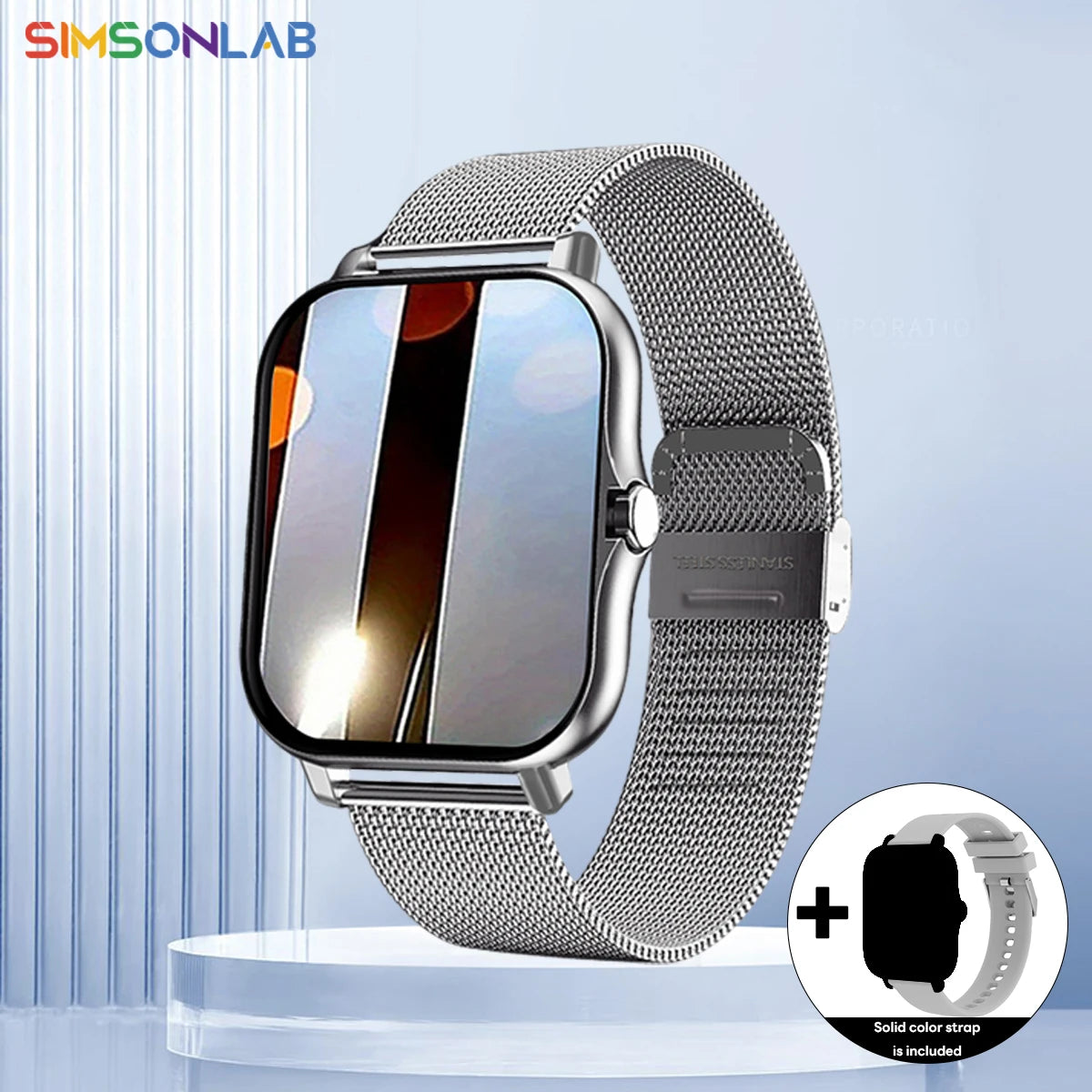 2025 Smart Watch  24H Health Monitor for Women Men Smartwatch Music Control Wireless Call Message Reminder Sport Mode