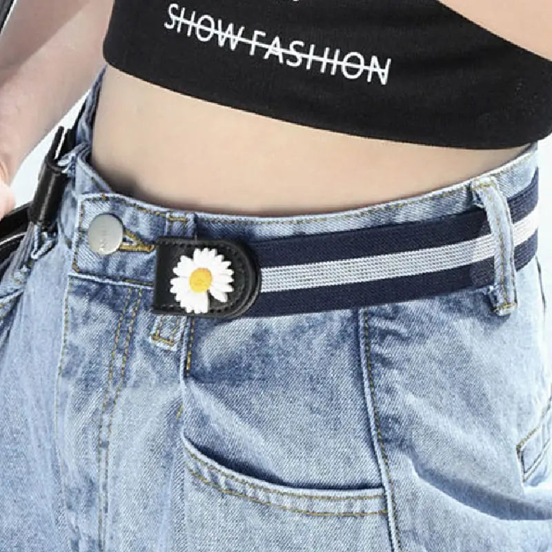 Belts for women Buckle-Free Waist Jeans Pants No Buckle Stretch Elastic Waist Women Belt Invisible Belt DropShipping