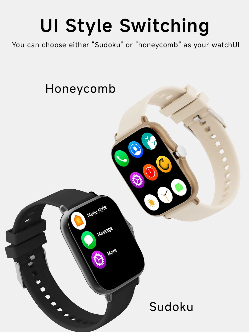 2025 Smart Watch  24H Health Monitor for Women Men Smartwatch Music Control Wireless Call Message Reminder Sport Mode