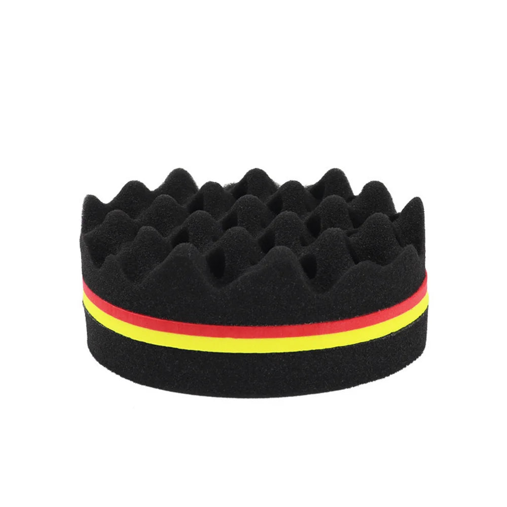 Hair Brush Sponge Barber Oval Double Side Magic Twist Hair Brush Breathable Perm Styling Brush Salon Curl Brush for Hair Styling