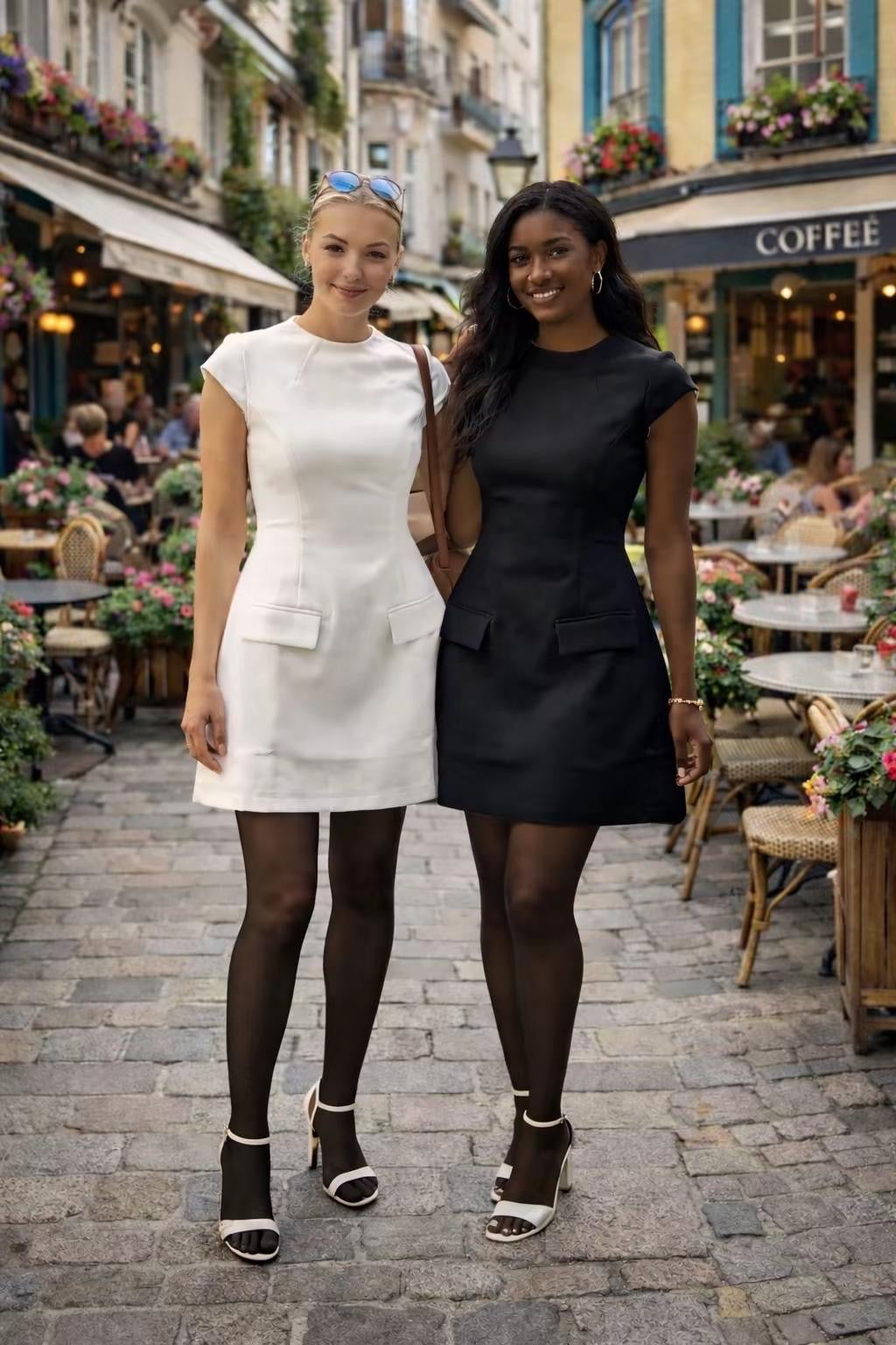 2025 Women‘s Sexy Slim Fit Hollow Mini Dress Spring New Y2K Sleeveless A- LINE Black Dress High Street Commute Elegant Dresses