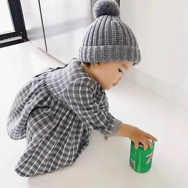 2021 Autumn Kids Winter Hats and Caps New Designer Children Baby Beanie Hats Knitted Caps