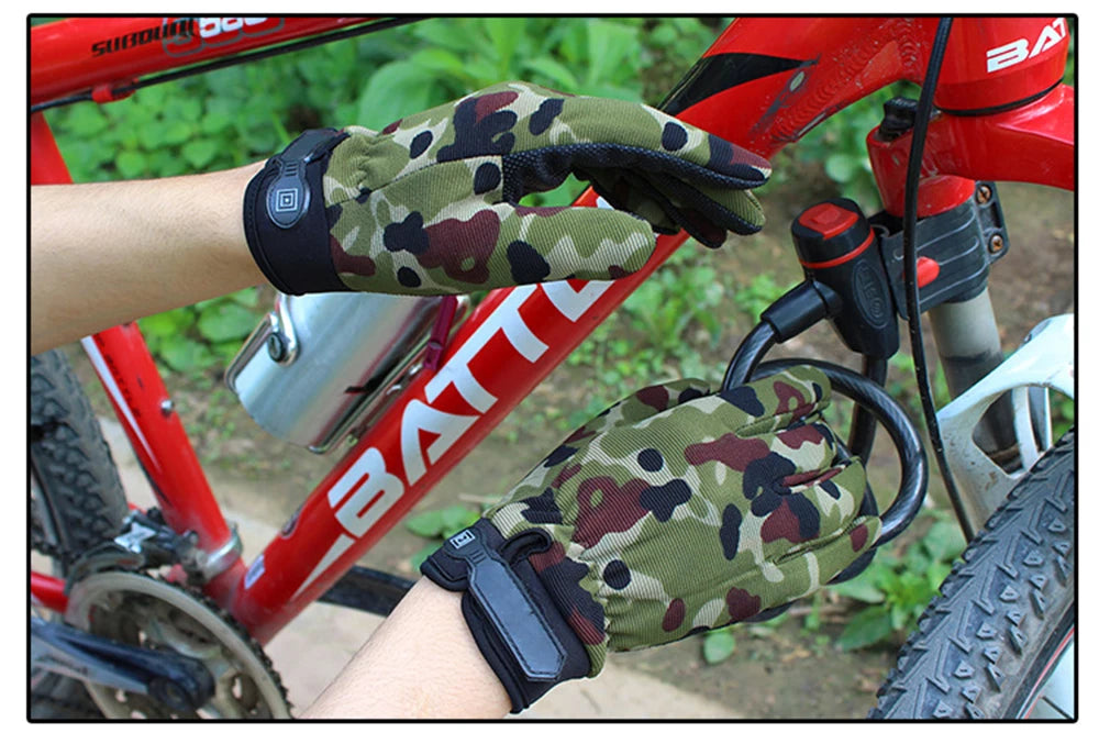 Fishing Gloves Summer Breathable Outdoor Riding Gloves Man Lady Light Bicycle Non-Slip Gloves Full Finger Fingerless