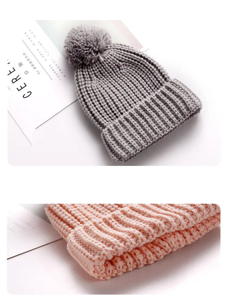 2021 Autumn Kids Winter Hats and Caps New Designer Children Baby Beanie Hats Knitted Caps