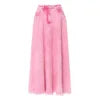 Women Spring Autumn New Solid Color Long Skirt Denim Loose Pocket Button Casual Long Length Women's Casual Skirt