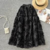 Boutique Wholesale 2025 Spring New Fashionable High Waist Slimming A-line Women's Half Skirt