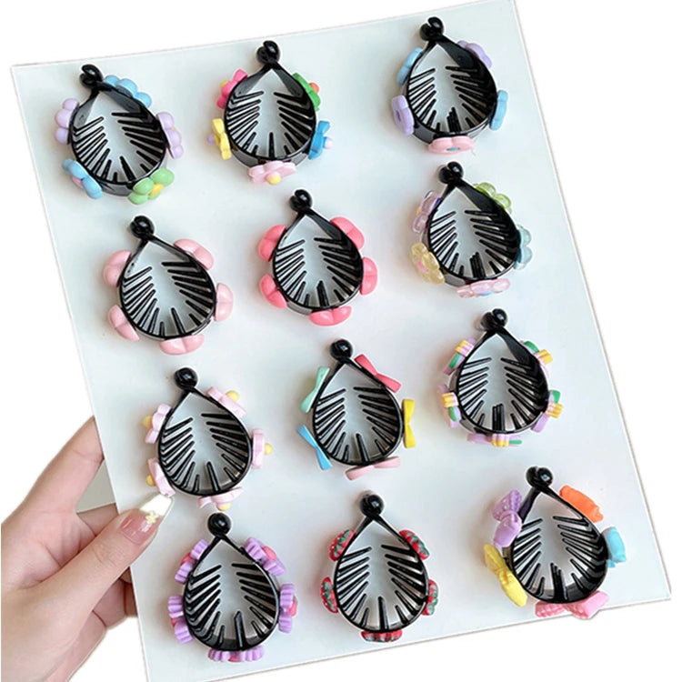 Maruko Hair Ornaments Lazy Hair Clip Plate High Ponytail Fixed Artifact Clip Buckle Hairpin Baby Accessories