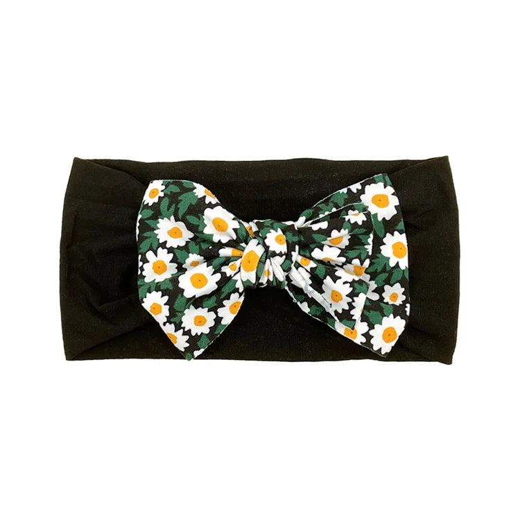 New Baby Products Cute Baby Nylon Traceless Wide Headband Children's Hair Accessories Baby Bows and Headbands Set