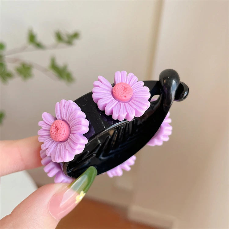 Maruko Hair Ornaments Lazy Hair Clip Plate High Ponytail Fixed Artifact Clip Buckle Hairpin Baby Accessories