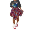 Most Popular Summer Women Irregular Plaid Shirt Skirt Casual Women Short Dress Mini Skirts