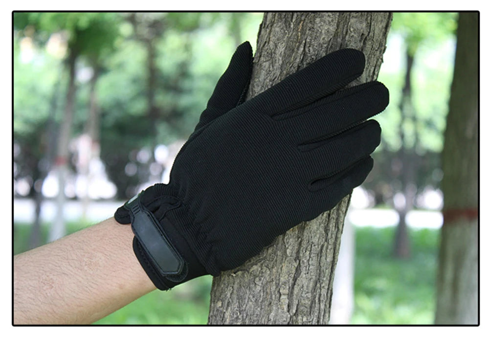 Fishing Gloves Summer Breathable Outdoor Riding Gloves Man Lady Light Bicycle Non-Slip Gloves Full Finger Fingerless