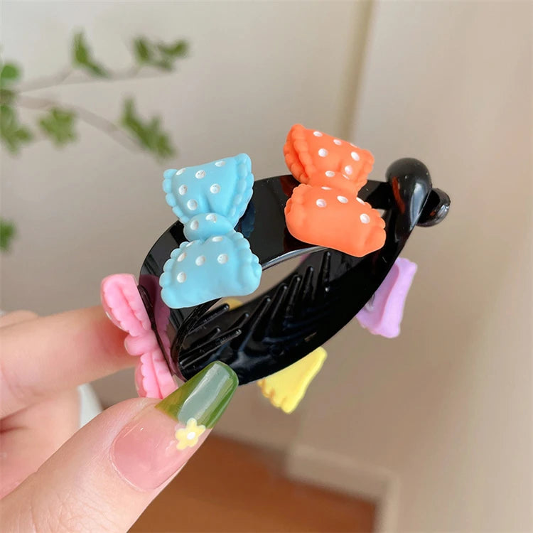 Maruko Hair Ornaments Lazy Hair Clip Plate High Ponytail Fixed Artifact Clip Buckle Hairpin Baby Accessories