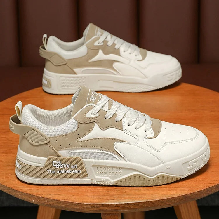 Y Men's Thick Sole Platform Sneakers Breathable Casual Wear-resistant Waking Style Shoes for Men