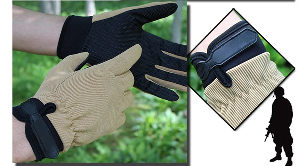 Fishing Gloves Summer Breathable Outdoor Riding Gloves Man Lady Light Bicycle Non-Slip Gloves Full Finger Fingerless