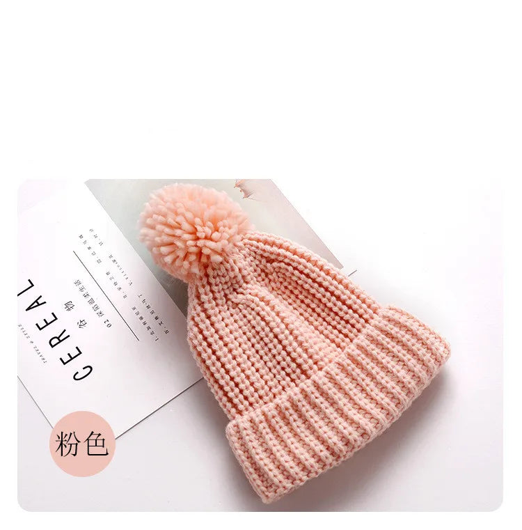 2021 Autumn Kids Winter Hats and Caps New Designer Children Baby Beanie Hats Knitted Caps