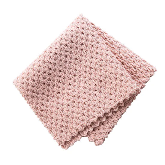 Wash Cloth Kitchen Cleaning Towel Rags Efficient Super Absorbent Microfiber Cleaning Cloth Home Washing Dish Anti-grease Wipping