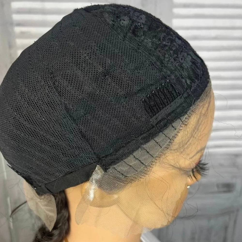 Braided Synthetic Wigs for Black Women 36 Inch 2 Box Braid Wig with Baby Hair Lace Frontal Wig