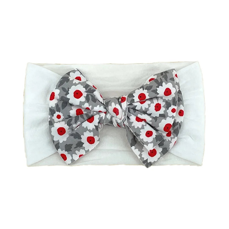 New Baby Products Cute Baby Nylon Traceless Wide Headband Children's Hair Accessories Baby Bows and Headbands Set