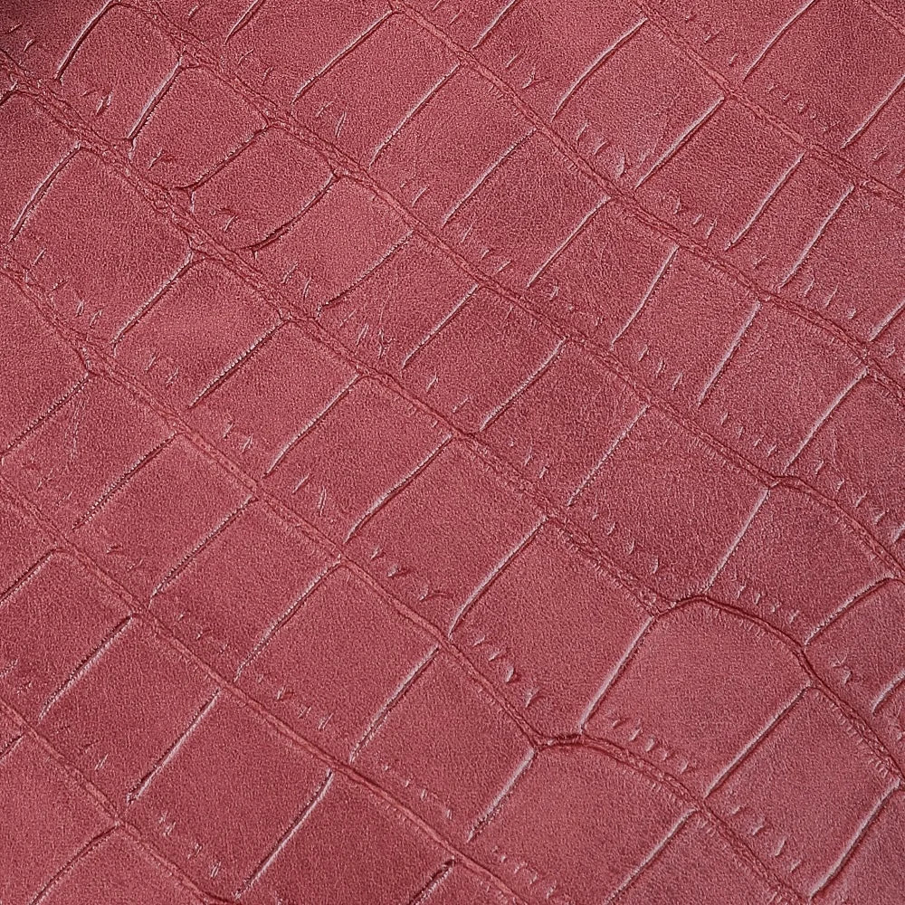 AH1911 R- Wholesale Factory Cheap Price 1.0mm Fabric Slub PVC Leather Luggage Leatherette Synthetic Imitation Embossed Craft