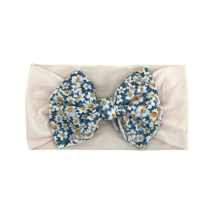 New Baby Products Cute Baby Nylon Traceless Wide Headband Children's Hair Accessories Baby Bows and Headbands Set