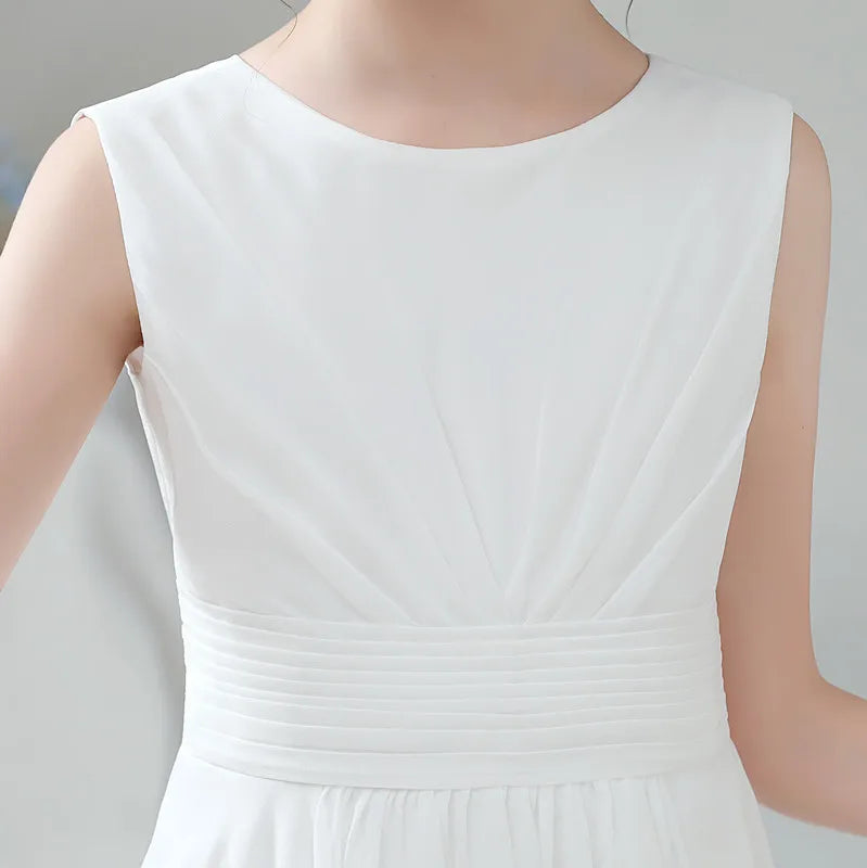 Dideyttawl Customized Chiffon Flower Girl Dress For Wedding Party First Communion 2025 Little Bride Gowns Junior Bridesmaid