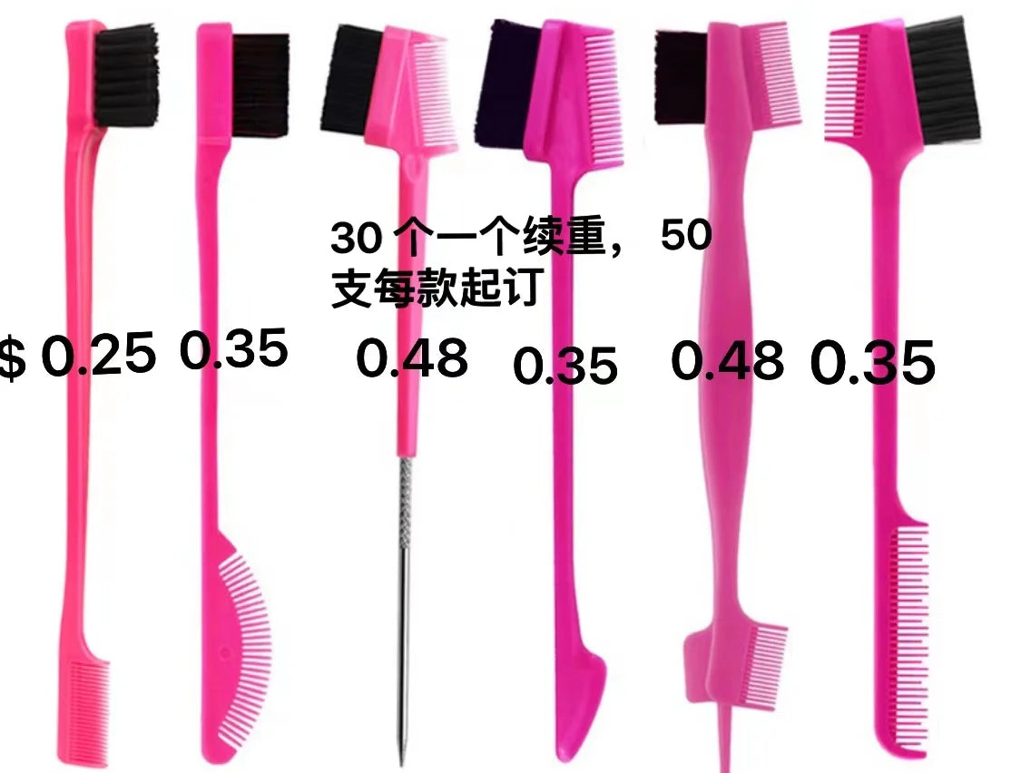 Edge Tutorial Baby Hair Brush Set Edge Control Brush for Hair Treatment With Wholesale Price