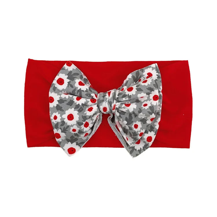 New Baby Products Cute Baby Nylon Traceless Wide Headband Children's Hair Accessories Baby Bows and Headbands Set