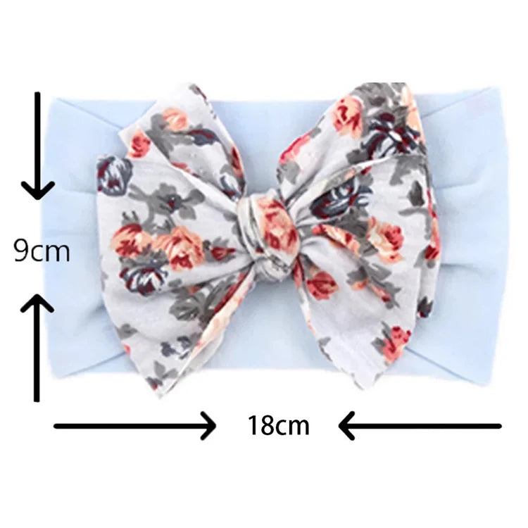 New Baby Products Cute Baby Nylon Traceless Wide Headband Children's Hair Accessories Baby Bows and Headbands Set