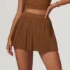 Custom logo Wholesale Women Golf Sports Skirt Soft High Waist Pleated Women Tennis Sports Wear Skirt With Shorts