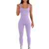 KE0101SX 2024 Solid Color Ribbed Backless Summer Bodycon Chic Women Jumpsuits Playsuits Sehe Fashion