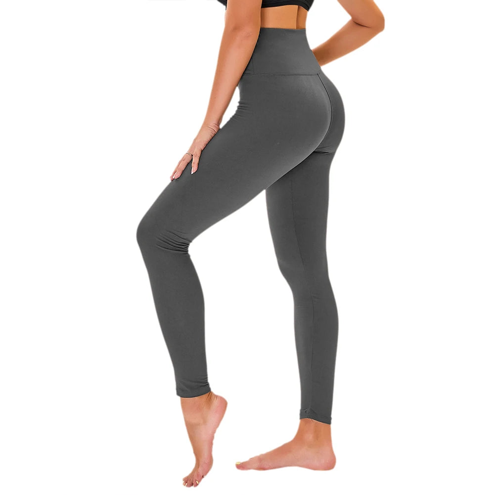 2025 New UZZDSS High Waisted Leggings for Women- Soft Tummy Control Slimming Yoga Pants for Workout Running Reg Suit Pants