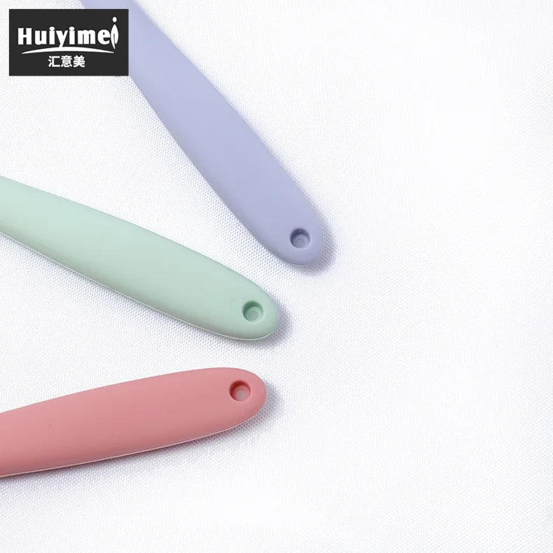Eco-friendly Bpa-Free Custom Food Grade Soft First Stage Feeding Silicone Baby Spoon for Infant