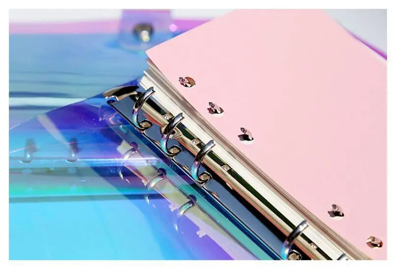 A5 A6 A7 Laser Notebook Planner Organizer Binder Books Journal Sketchbook Accessories Diary Office Supplies Notebook