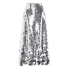 OUDINA Ready to Ship Products Women Irregular Design Casual Midi A-line Skirts Ladies Long Skirt