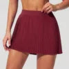Custom logo Wholesale Women Golf Sports Skirt Soft High Waist Pleated Women Tennis Sports Wear Skirt With Shorts