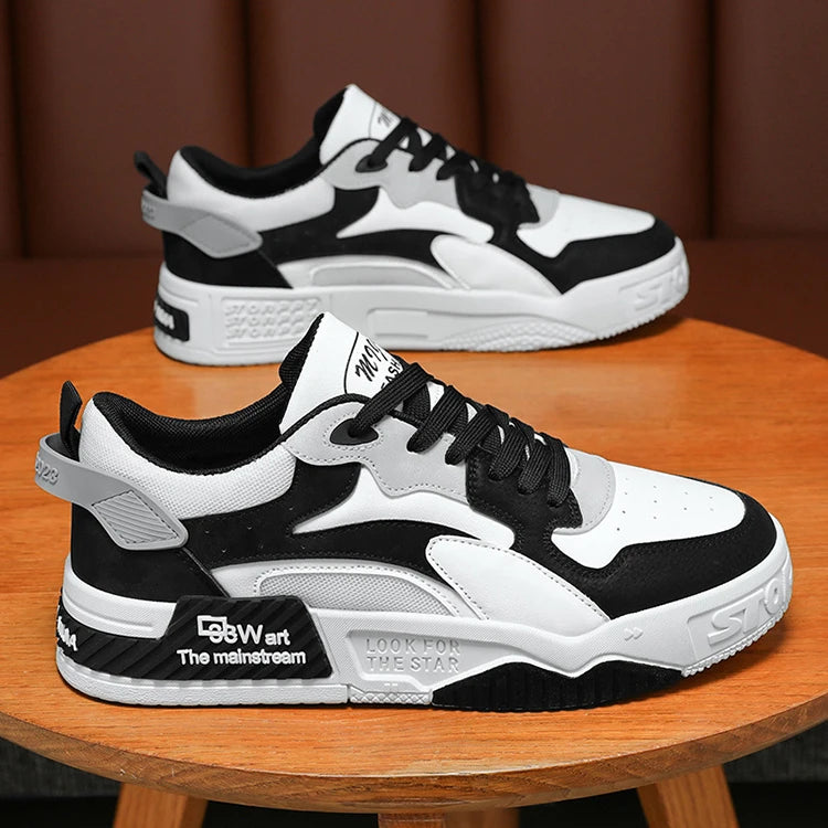 Y Men's Thick Sole Platform Sneakers Breathable Casual Wear-resistant Waking Style Shoes for Men
