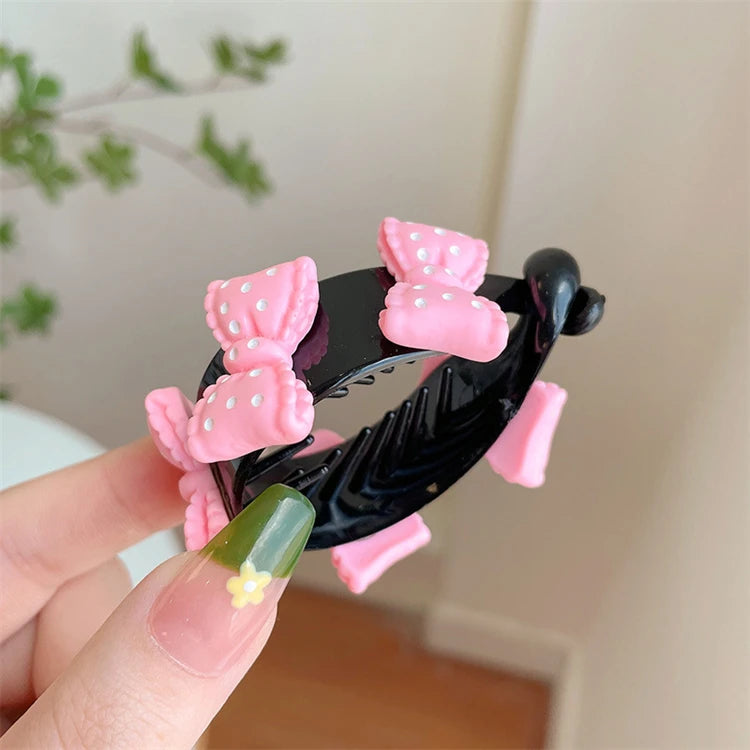 Maruko Hair Ornaments Lazy Hair Clip Plate High Ponytail Fixed Artifact Clip Buckle Hairpin Baby Accessories